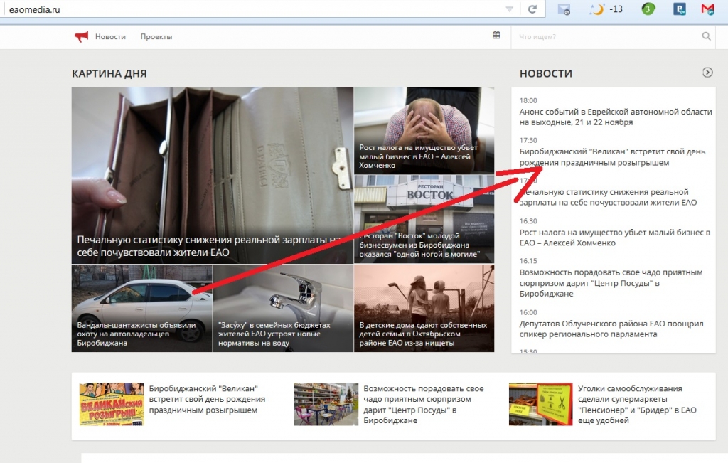 Картина дня как флагман новостного блока