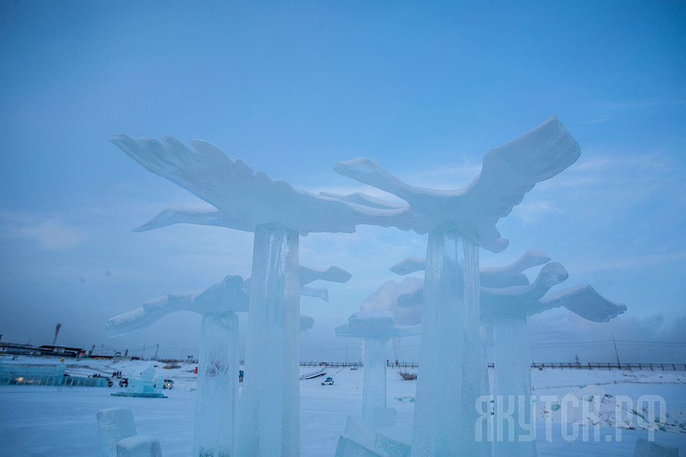 Ледовый городок открылся в Якутске