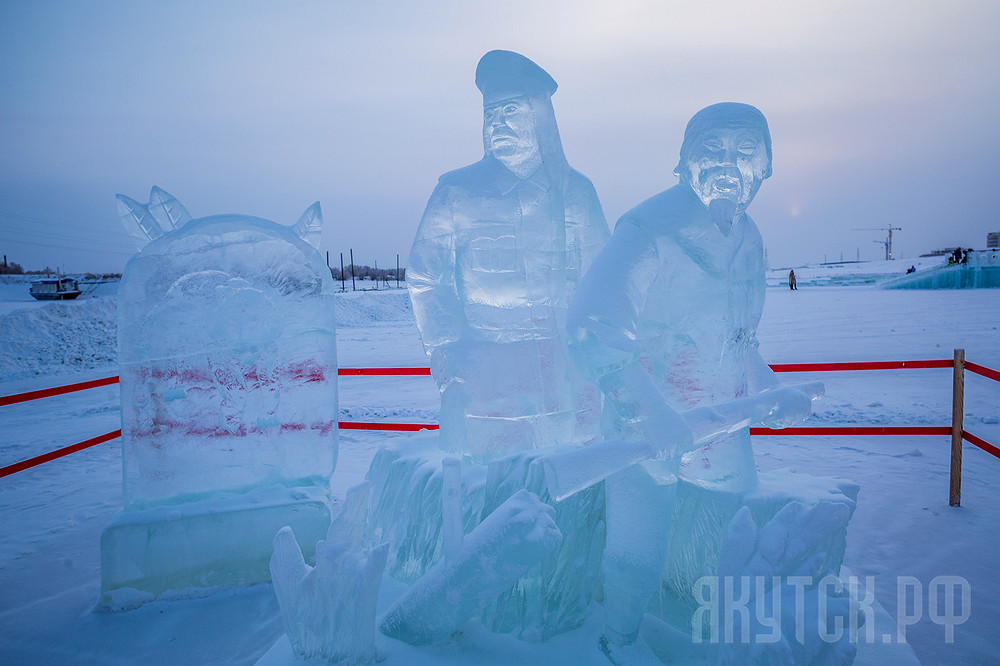 Ледовый городок открылся в Якутске