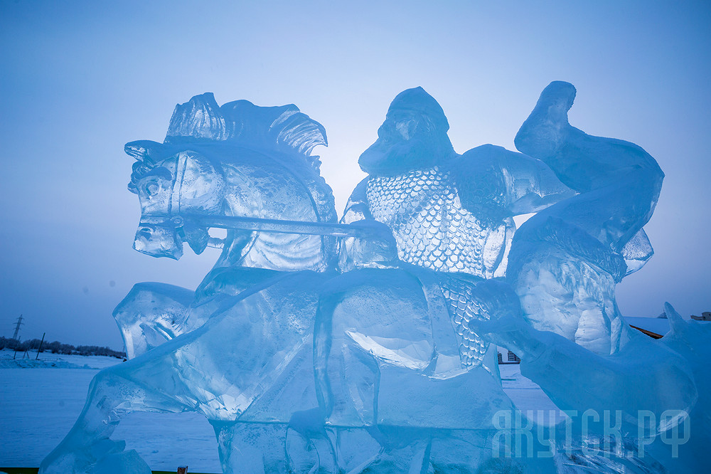 Ледовый городок открылся в Якутске