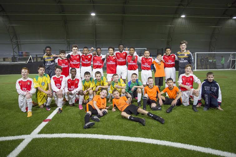 Юные футболисты из Ангарска сыграли на равных с академией "Арсенала" Пресс-служба "Мегафона"