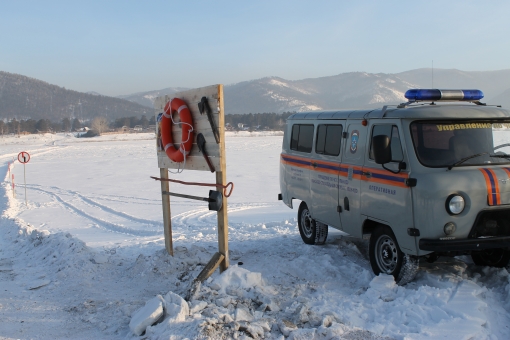 Ледовая переправа Администрация Улан-Удэ