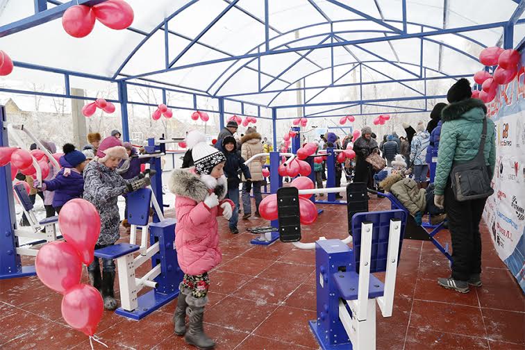 Открытая спортивная площадка Пресс-служба депутата Госдумы Сергея Тена