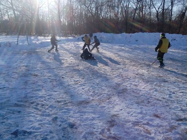 Хоккей в валенках