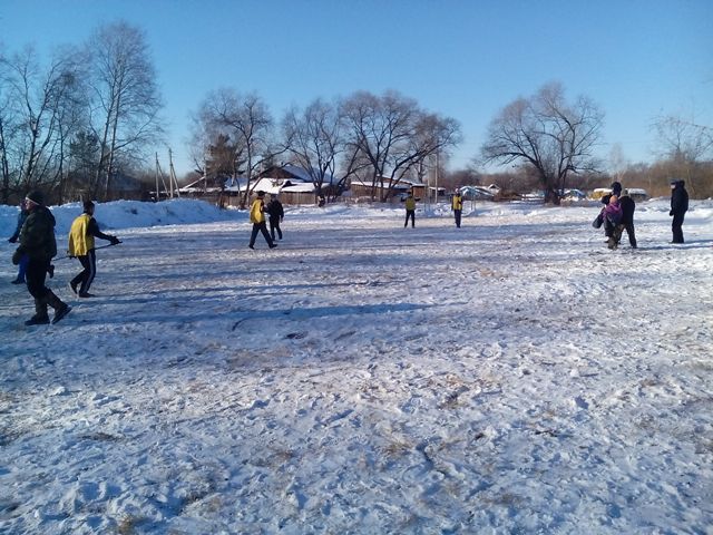 Хоккей в валенках
