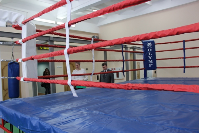 Зал бокса в реконструированной "Дружбе"