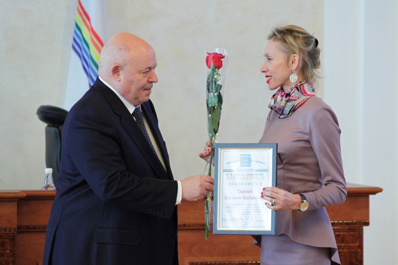 Лучших журналистов поощрил председатель Законодательного Собрания ЕАО