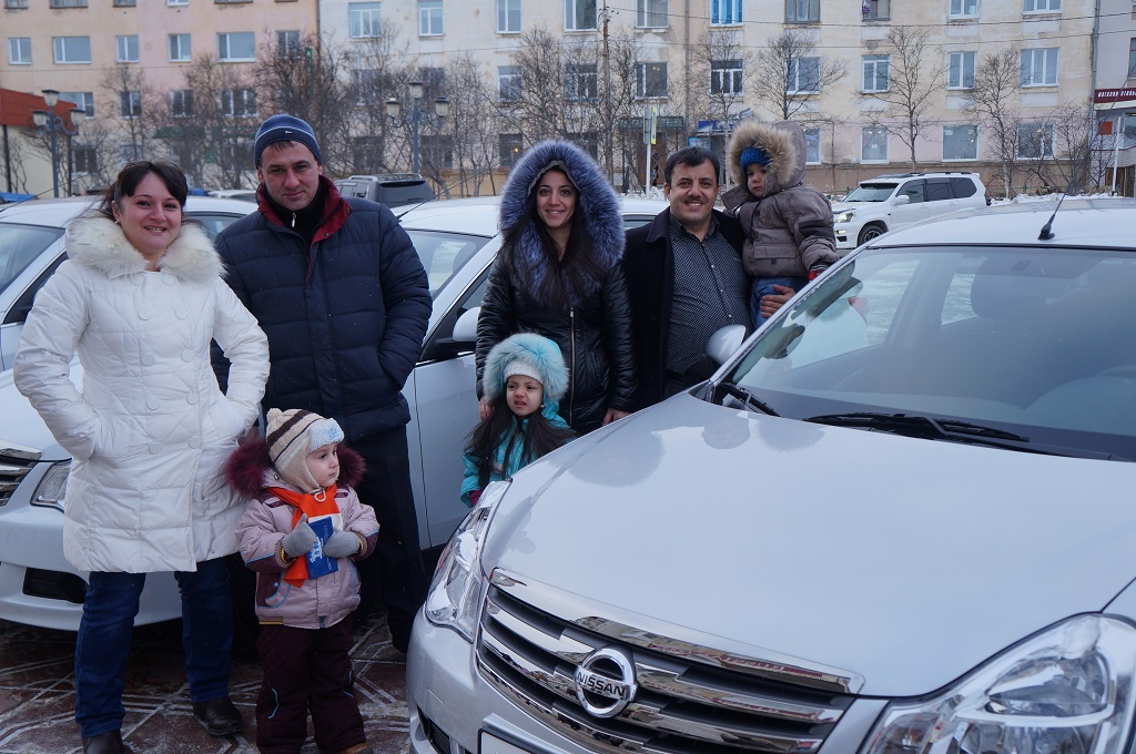 Бахыш Акберов с семьей