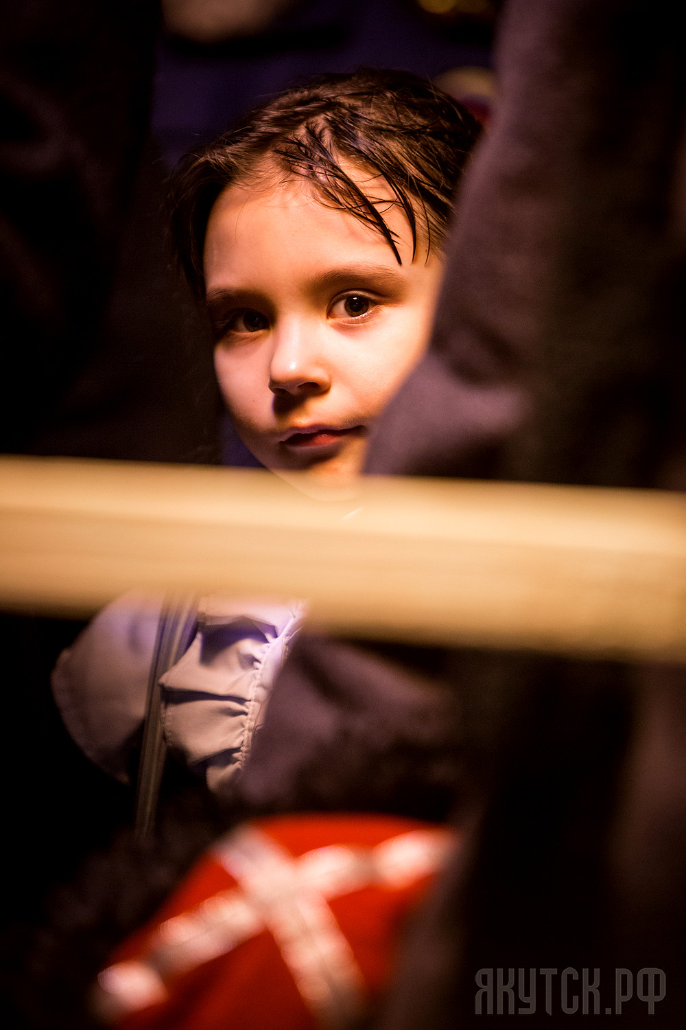 Жители Якутска окунулись в крещенскую купель несмотря на 40-градусные морозы