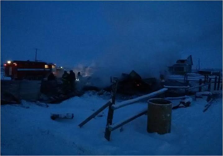 Мать с четырьмя детьми сгорели в доме в небольшом якутском селе Абый