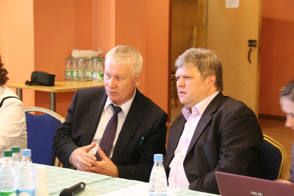 Николай Марковцев и бывший лидер "Яблока" Сергей Митрохин