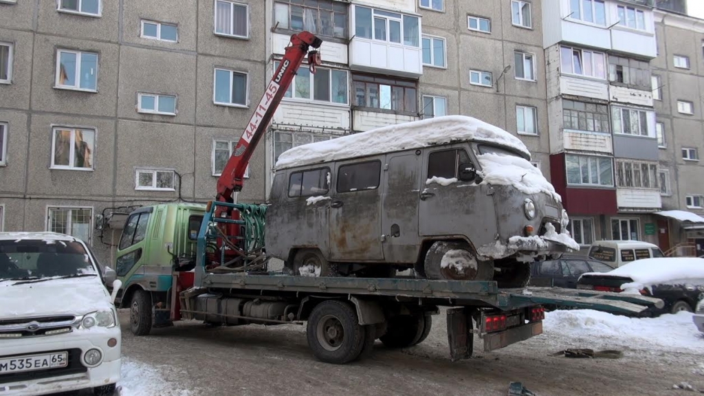 Из дворов Южно-Сахалинска начали эвакуировать брошенные автомобили Пресс-служба администрации Южно-Сахалинска