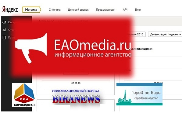 "Тираж" ИА EAOMedia вновь превысил рейтинги всех местных интернет-порталов вместе взятых  ИА EAOMedia