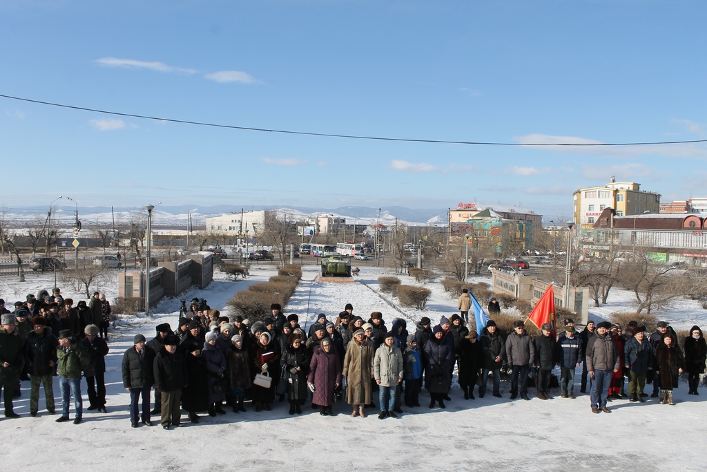 Участники митинга