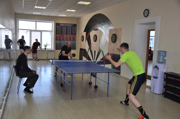 Чемпионат по настольному теннису среди сотрудников органов внутренних в Хабаровском крае