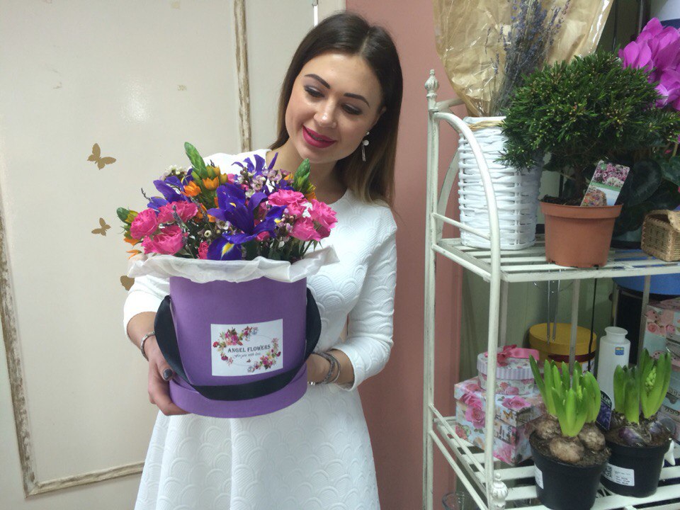 Владелица магазина цветов Angel Flowers Нина Парфененок