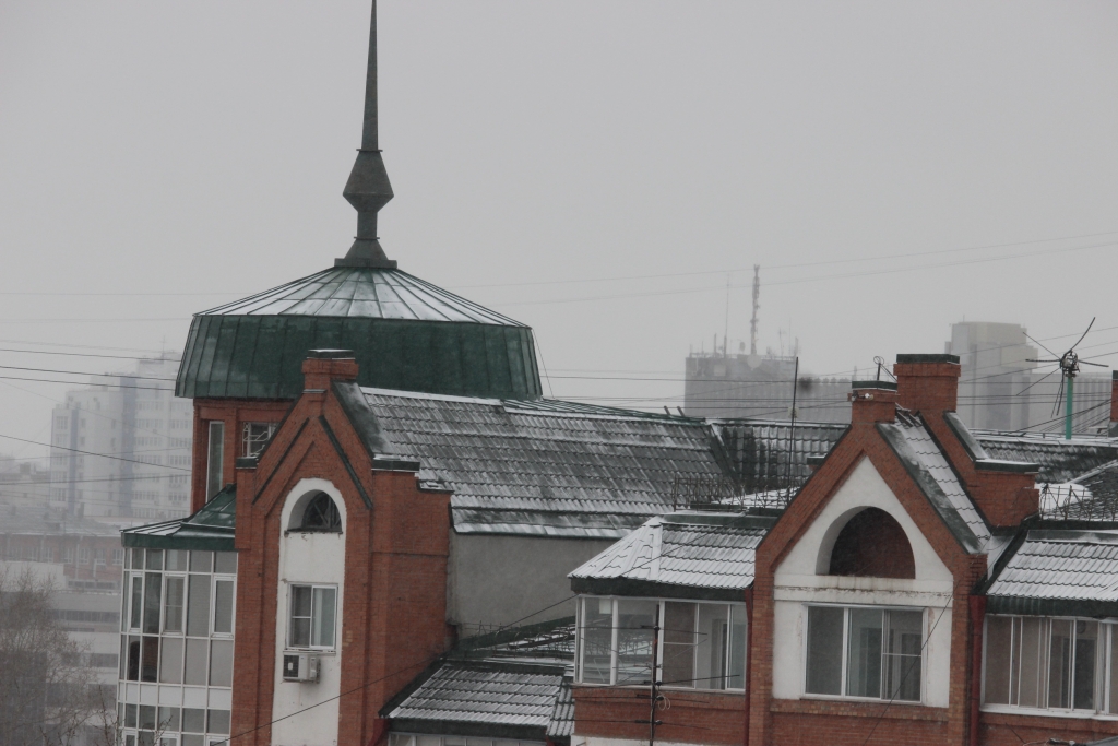 Мокрый снег принес в Хабаровск сегодня западный циклон
