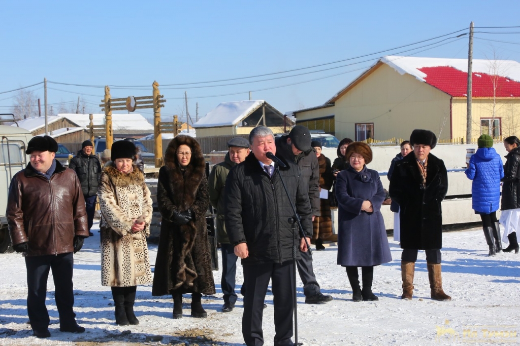 Первую сваю нового детского сада на 240 мест заложили в якутском селе Борогонцы