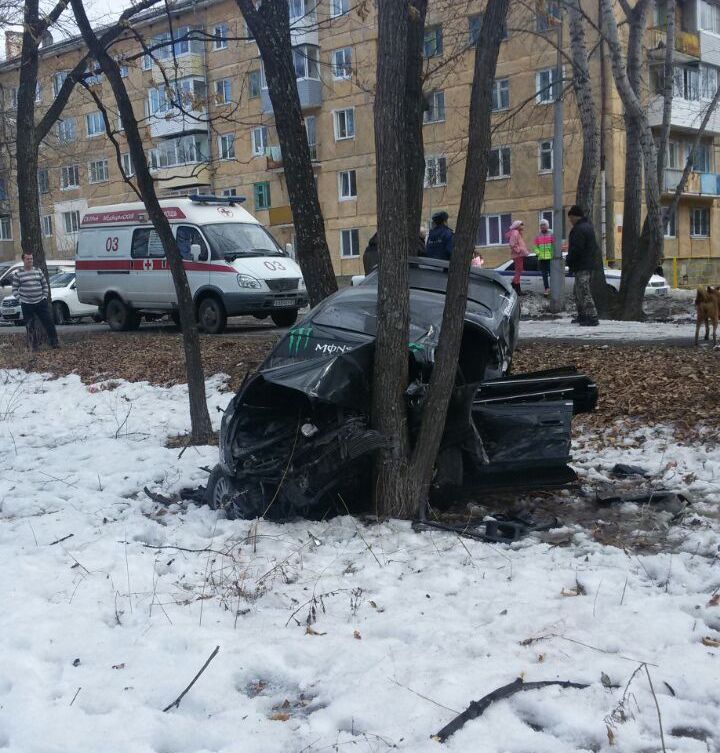 ДТП в Дальнегорске предоставлено очевидцем