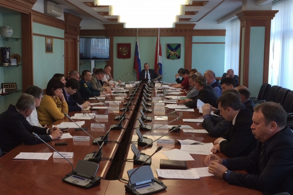Заседание краевой комиссии по обеспечению безопасности дорожного движения пресс-служба администрации Приморского края