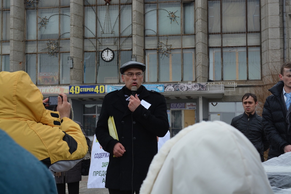 Исключенный из КПРФ за митинг против мэра Комсомольска Олег Паньков обратился в крайком Фото Ольги Кириленко и Александра Устинова