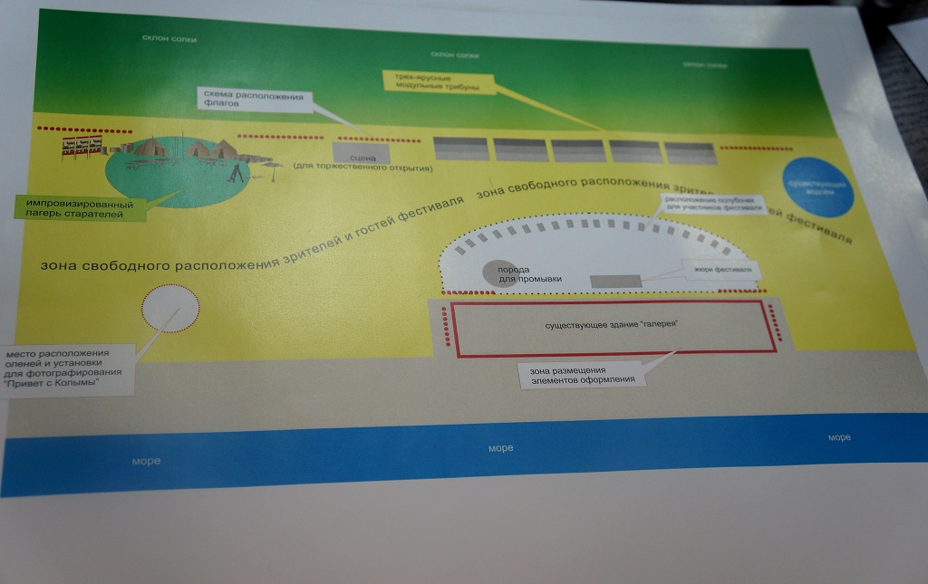 Схема размещения "Золотого фестиваля"