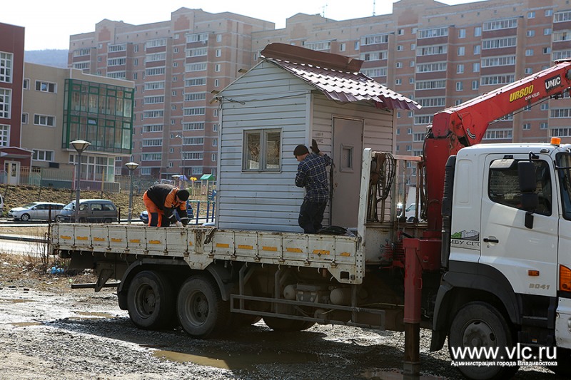 Демонтаж стоянок Предоставлено пресс-службой мэрии