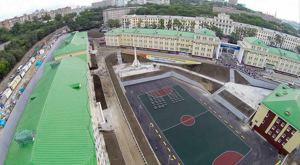 Кадетское училище с высоты птичьего полета