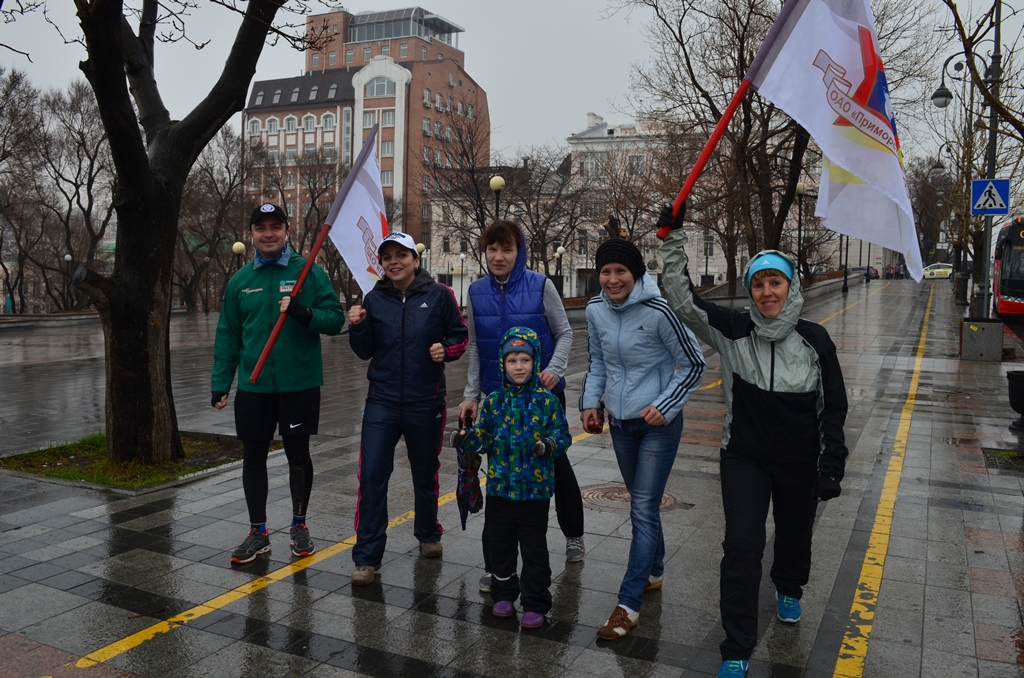 Совет молодежи АО "Приморскуголь" устроила забег в честь Дня космонавтики предоставлено АО "Приморскуголь"