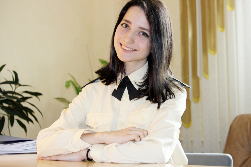 Студентка 2-го курса "Хабаровского техникума водного транспорта" Татьяна