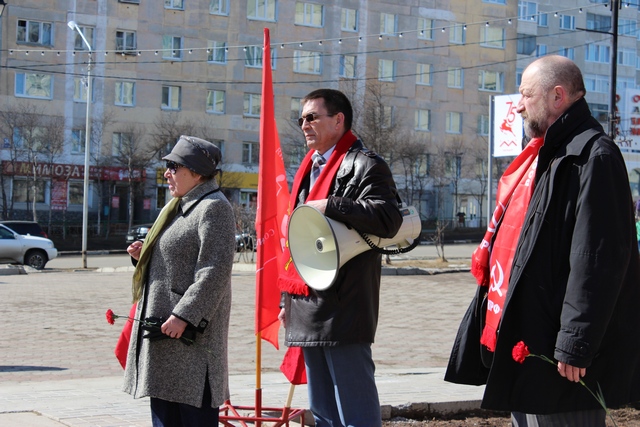 Коммунисты отметили 146-ю годовщину со дня рождения Ленина