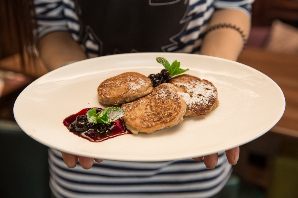 Банановые панкейки