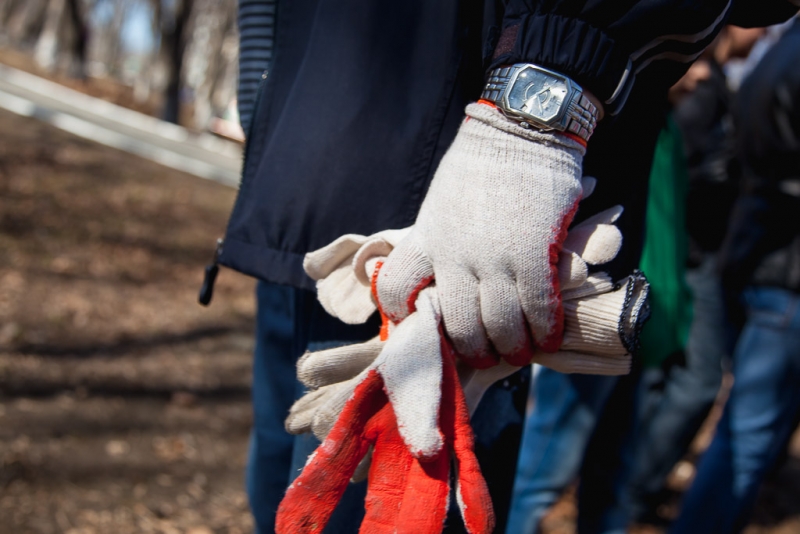 Субботник Евгения Кокурина, РИА PrimaMedia