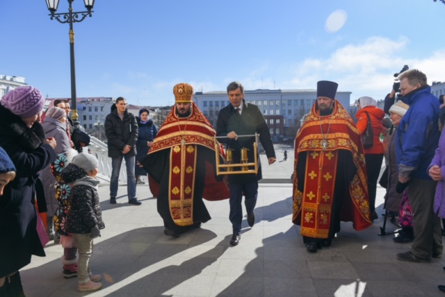Прибытие Благодатного огня Из архива Александра Шаферова