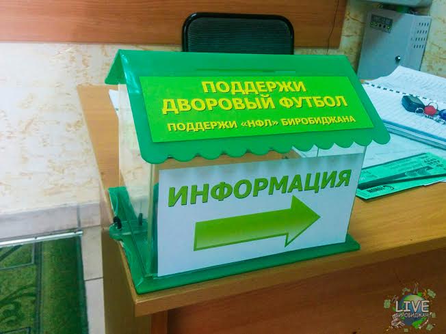 Офлайн-поддержку Неформальной футбольной лиге могут оказать жители Биробиджана Предоставлено Александром Музыкой
