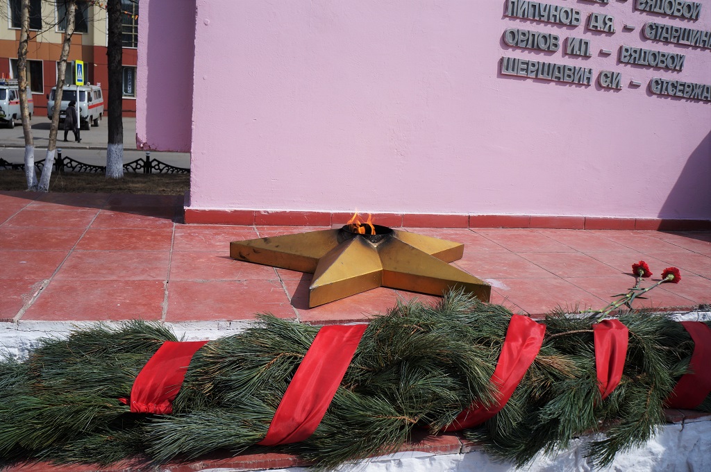 Вечный огонь Вероника Рыбальченко, ИА MagadanMedia