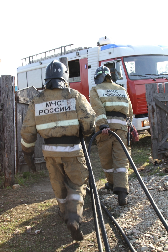 Пожар произошел в с.Кирга