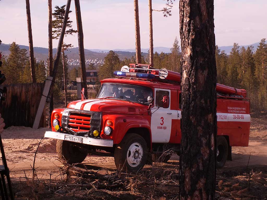 Пожарная машина Ирина Сураева, UlanMedia