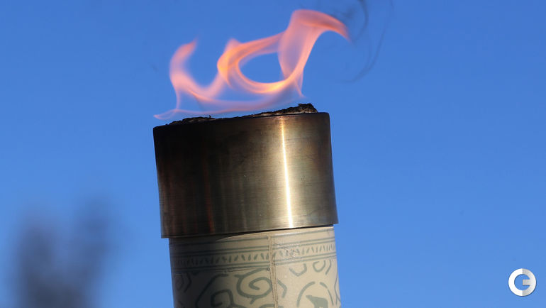 Эстафета огня VI Международных спортивных игр &quotДети Азии&quot YakutiaMedia