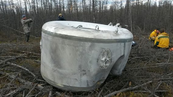 В Вилюйском улусе найдены еще 2 фрагмента ракетоносителя Минохраны природы РС (Я)
