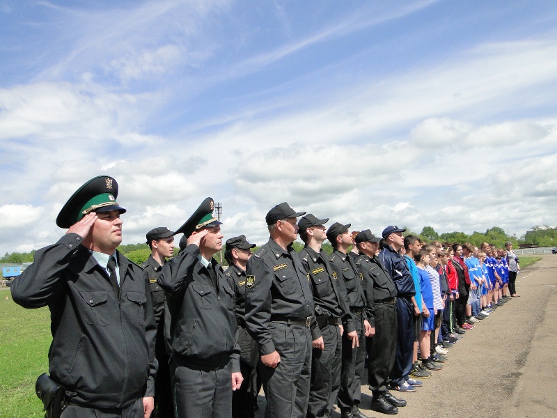 На параде открытия соревнований Пресс-служба УФССП России по ЕАО