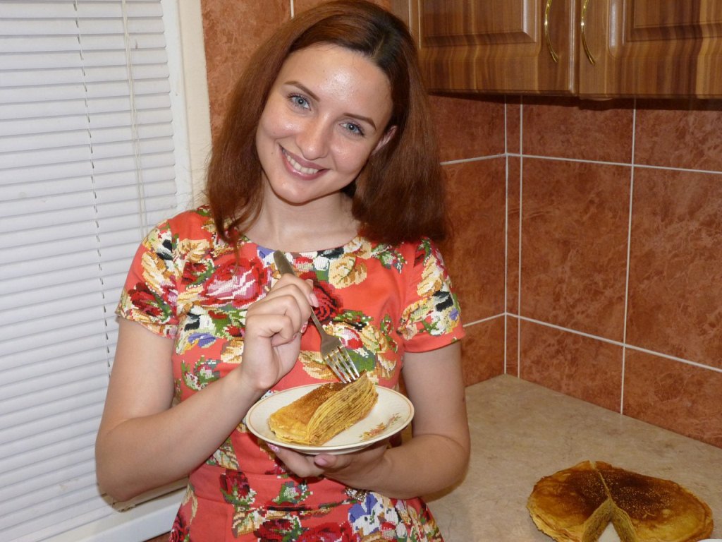 Рецепт выходного дня от Александры Егоровой: блинный тортик с секретом Пердоставлено Александрой Егоровой