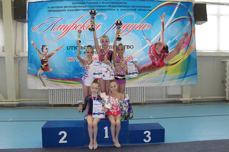 Биробиджанские гимнастки стали украшением &quotАмурской радуги&quot  из архива спортсменок 