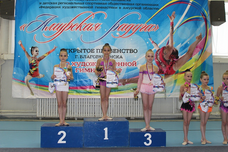 Юные грации — украшение соревнований 