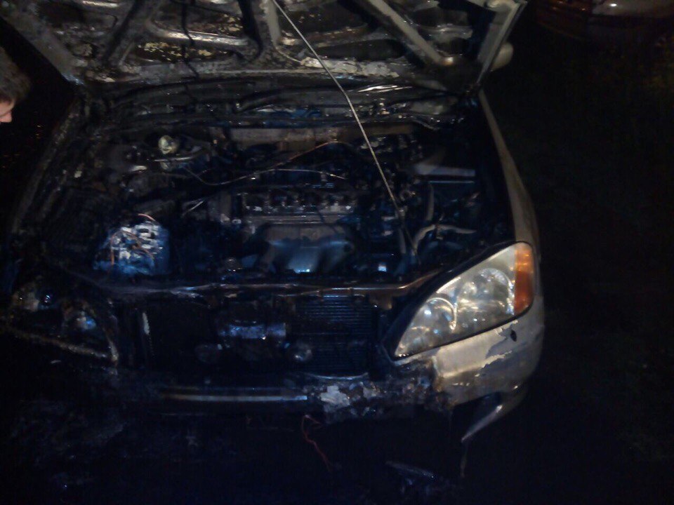 Возгорание авто Пресс-служба ГУ МЧС России по Иркутской области