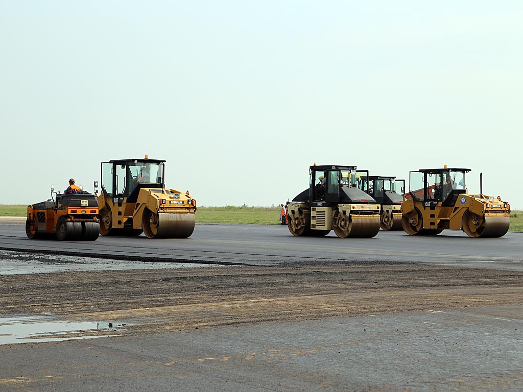 На строительных работах используется до 18 единиц техники