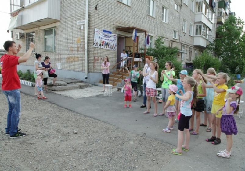 "Дворовый тренер" в действии