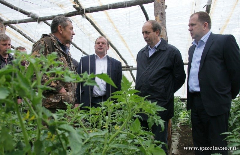 Встреча с фермерами района