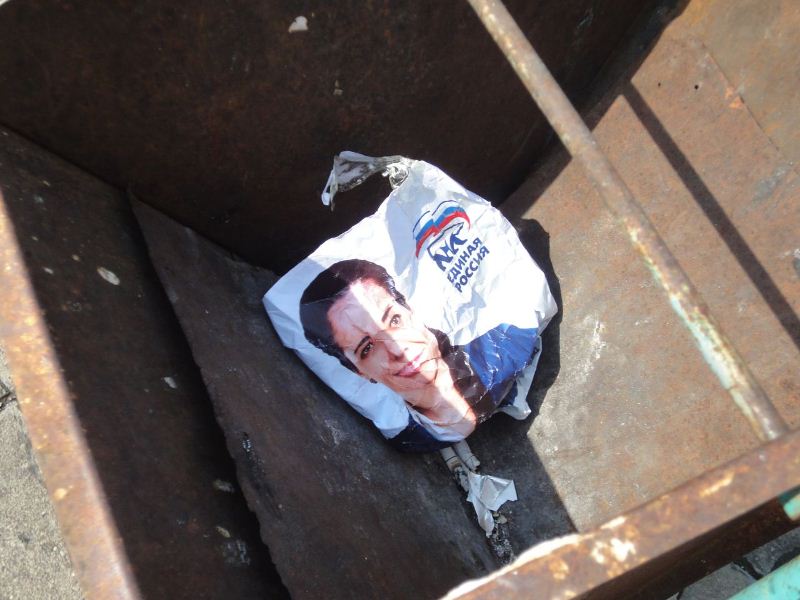 Агитация не всем пришлась по нраву