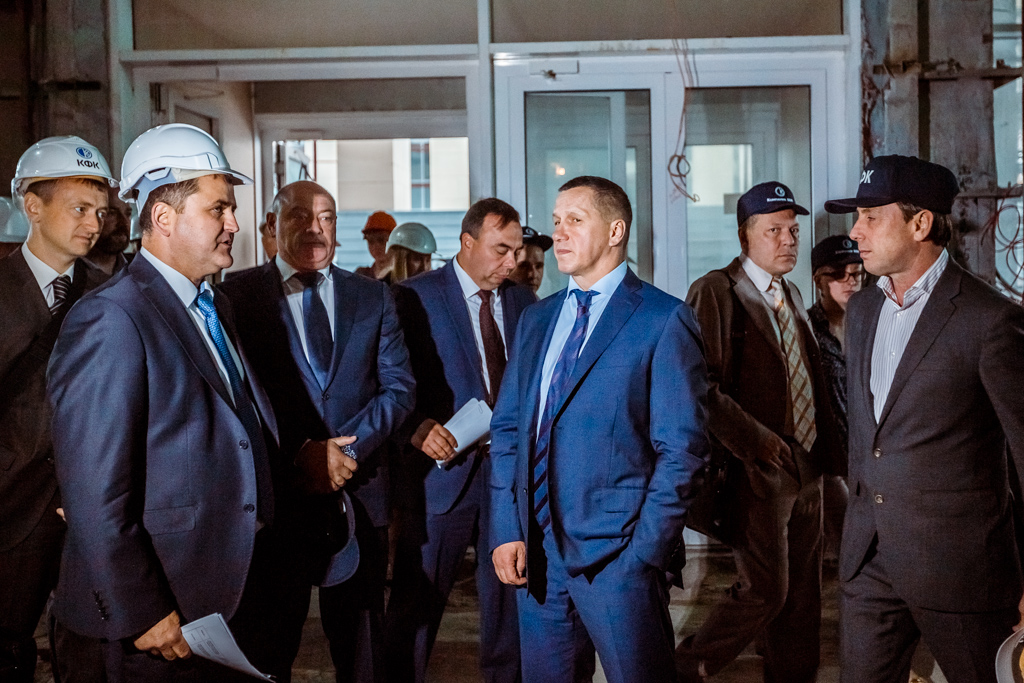 Юрий Трутнев на стройке РИА PrimaMedia